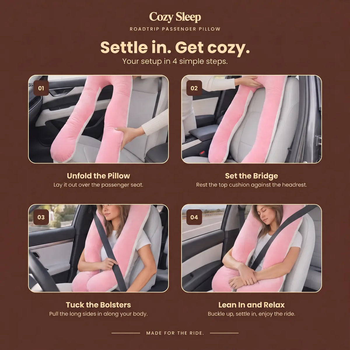 Cozy Sleep™ Passenger Pillow
