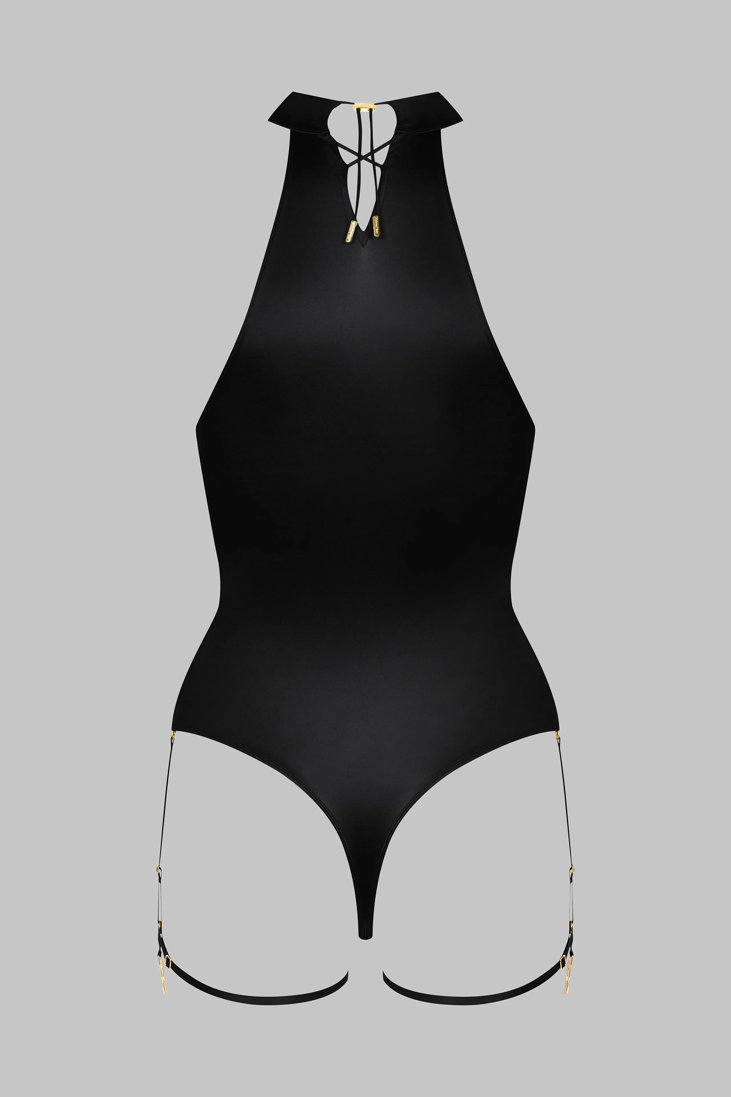 American neckline thong bodysuit - French Kiss