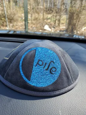 Circle Slit  Design yarmulke