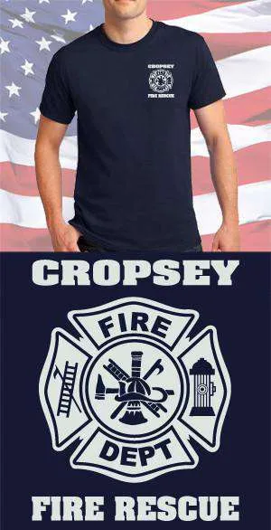 Cropsey Fire Department Maltese Cross