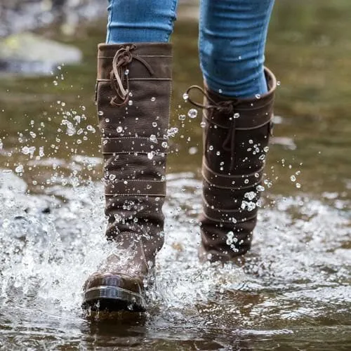 Dakota Waterproof Country Boots - Brown - Standard and Wide Fit