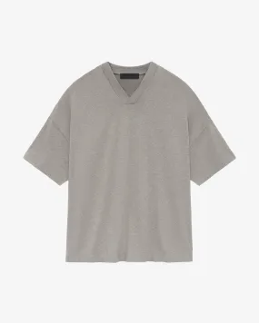 Essentials V-Neck Heather Grey