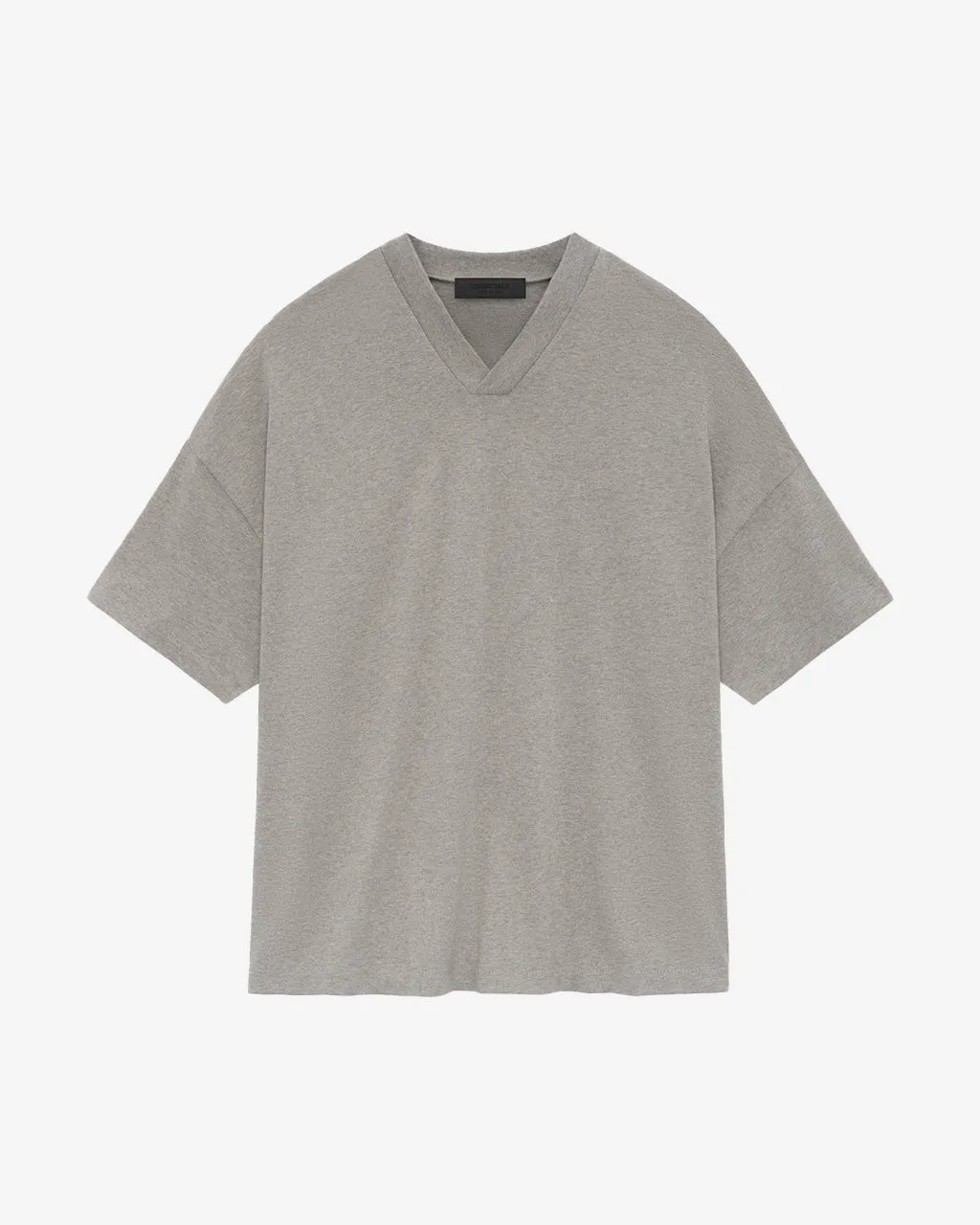 Essentials V-Neck Heather Grey