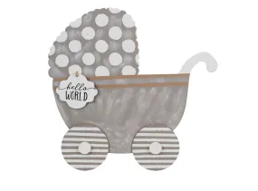 Hello World Baby Carriage Topper