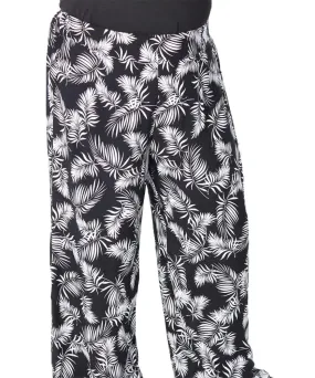 Ladies Printed Wide Leg Pants