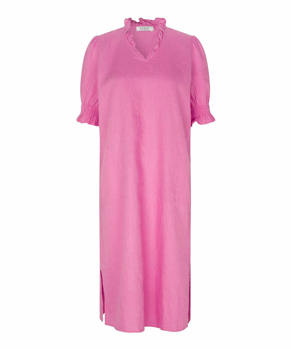 Nydela Smock-Sleeve Dress