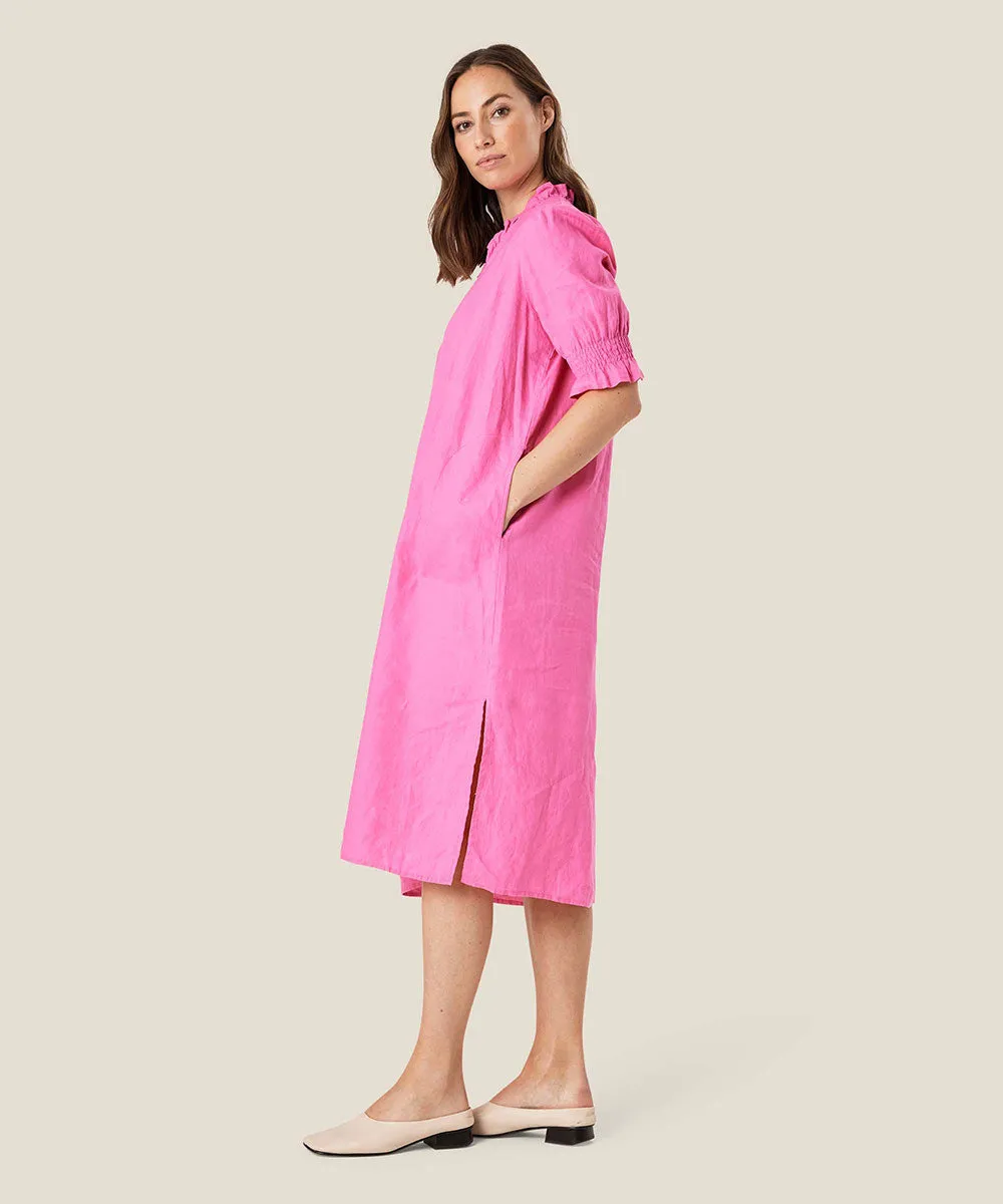 Nydela Smock-Sleeve Dress