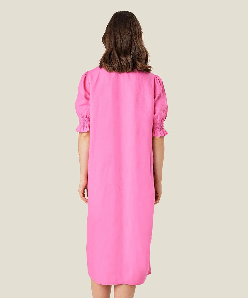 Nydela Smock-Sleeve Dress