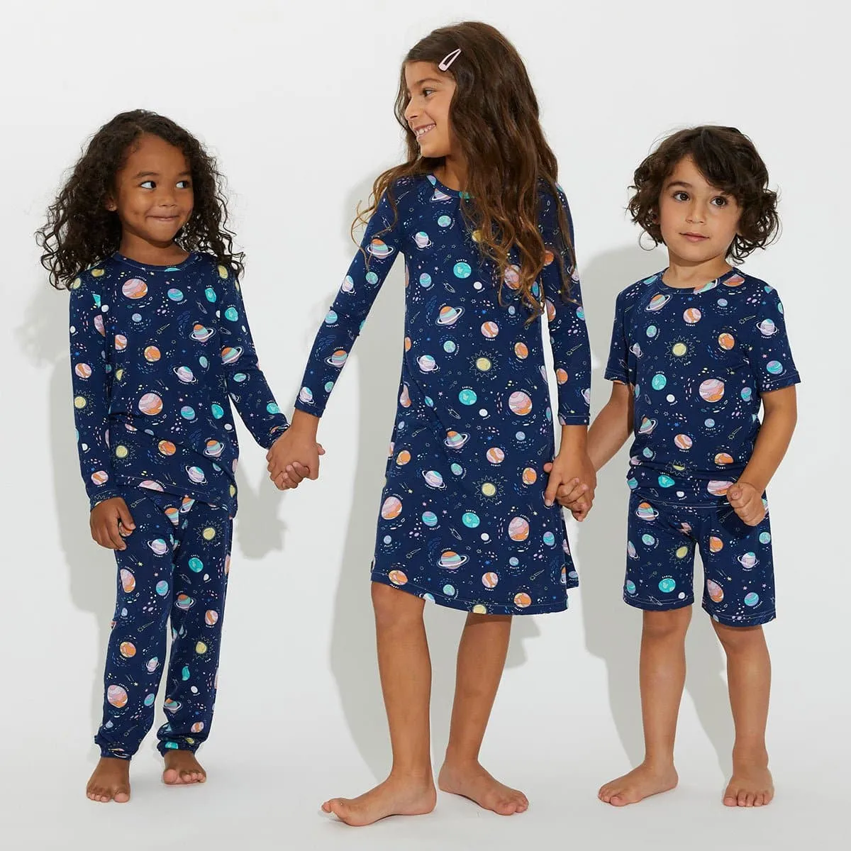 Planets Bamboo Kids Pajama Short Set