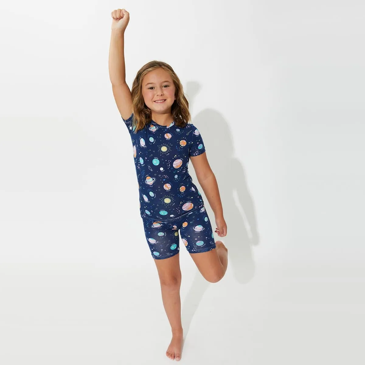 Planets Bamboo Kids Pajama Short Set