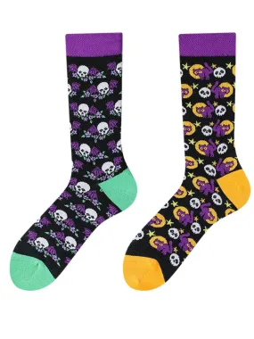 Skull & Kitten Socks