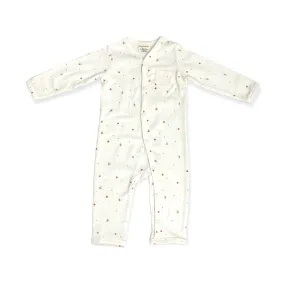 Stars Classic Button Baby Jumpsuit